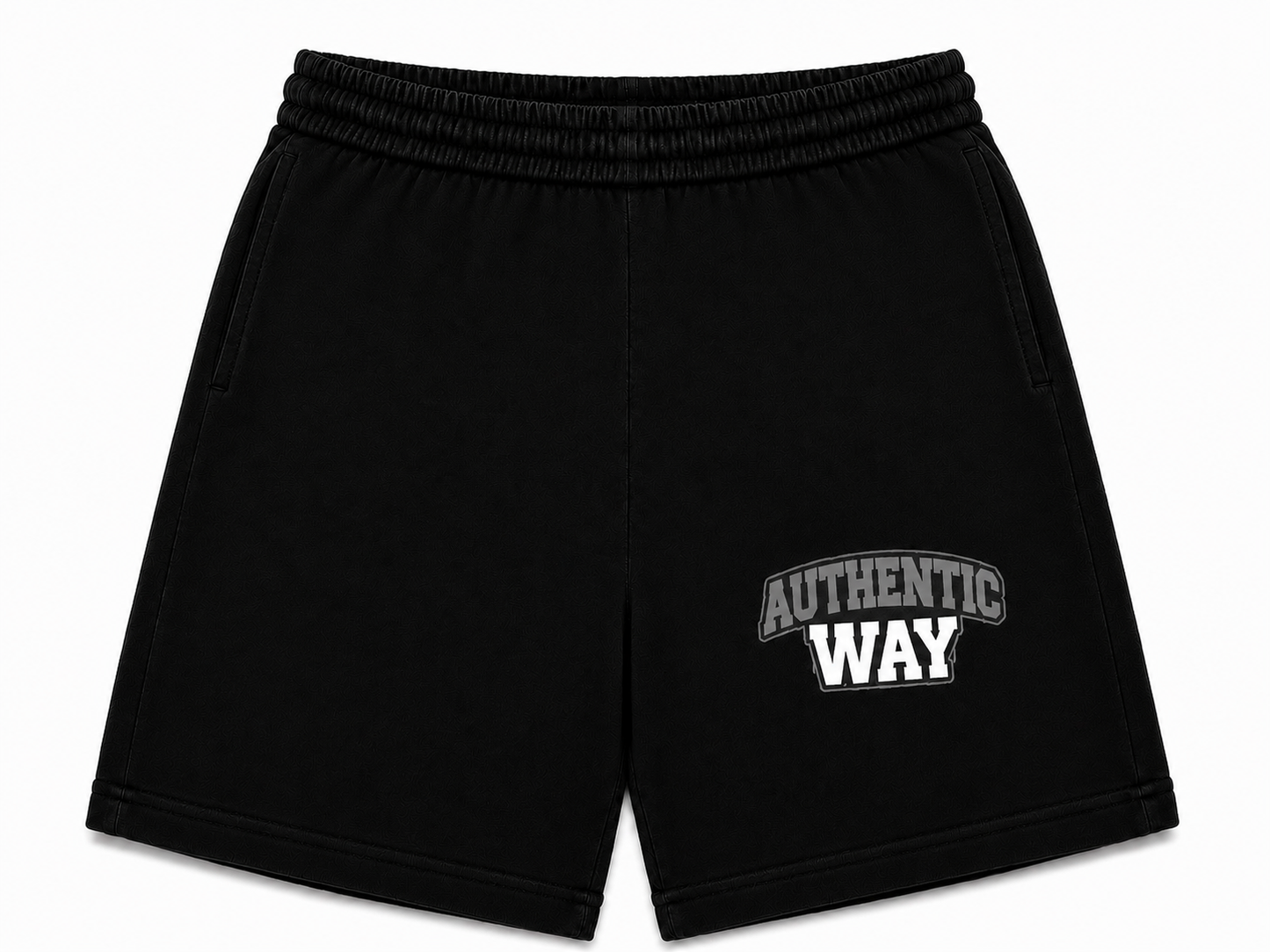 Concrete Grey Black Shorts