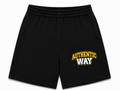 Streetlight Yellow - Black Shorts