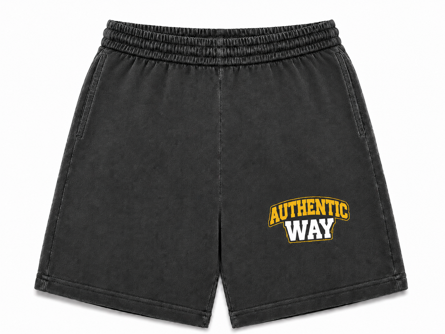Streetlight Yellow Grey Shorts