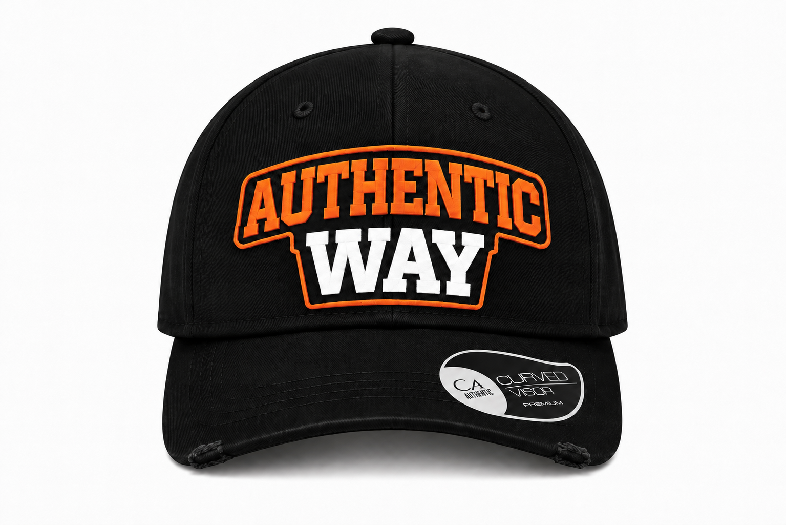City Flame Orange - Distressed Cap